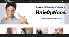 Desktop Screenshot of hairoptions.co.za